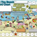 At The Beach Reward Chart Package