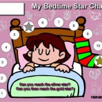 Bedtime Girl Reward Chart Package