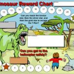dinosaur dinosaur reward chart