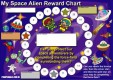 Space Alien Reward Chart Package