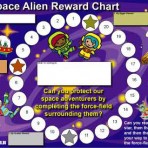 Space Alien Reward Chart Package